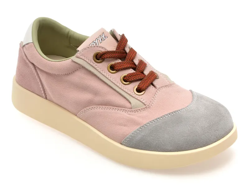Pantofi sport roz, B25, din material textil