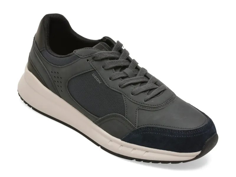 Pantofi sport GEOX bleumarin, U65LCB, din piele ecologica