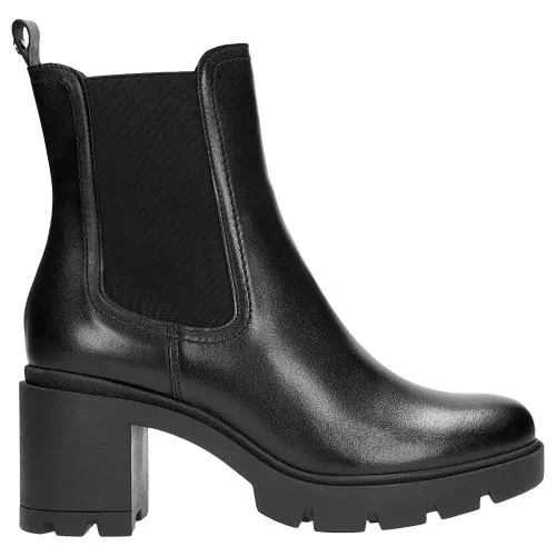 Ghete Chelsea clasice cu toc negre damă