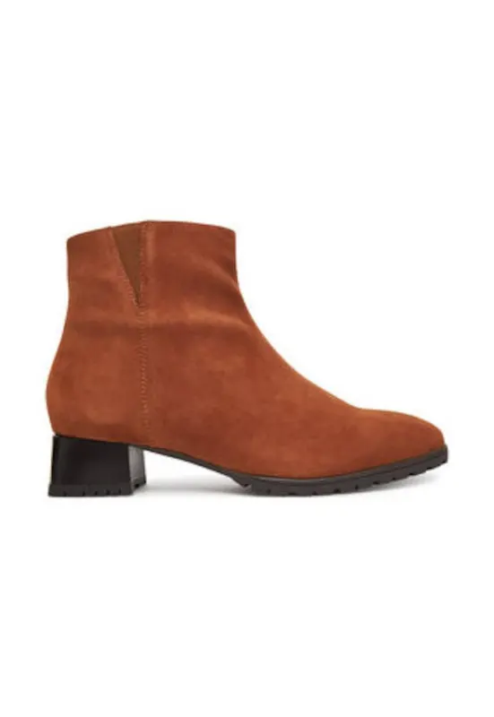 Botine dama - piele naturala - maro