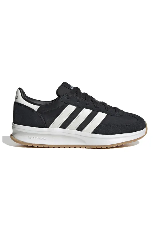 Pantofi sport 70s 2.0 cu piele intoarsa Run - Alb/Negru