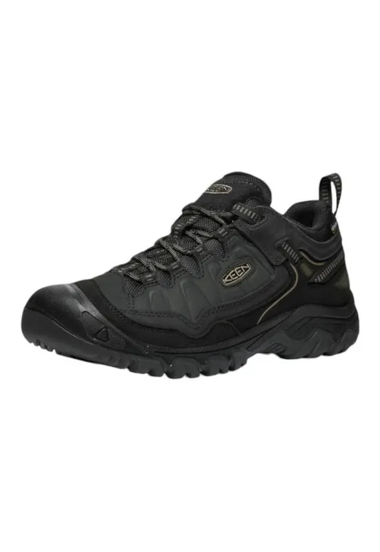 Pantofi trekking barbati piele naturala - negru