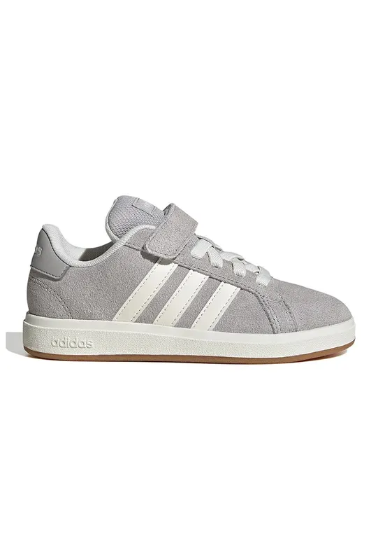 Pantofi sport Grand Court din piele intoarsa cu captuseala din material sintetic - Gri deschis