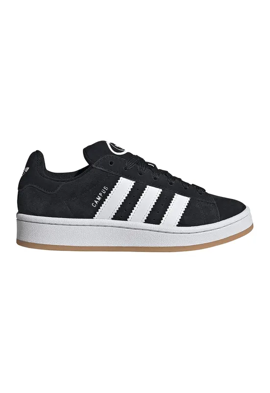 Pantofi sport Campus 00s din piele intoarsa cu garnituri sintetice - Negru/Alb optic
