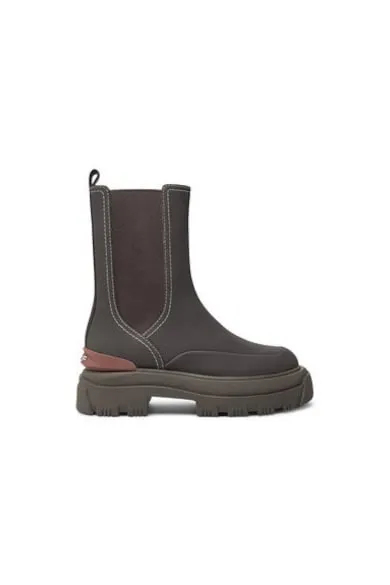 Botine dama 22425001 - Piele ecologica - 41 EU - Maro