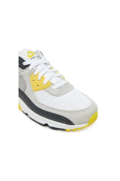 Pantofi sport barbati - DM0029 - Piele naturala - 42 EU - Alb/Gri/Galben - Alb/Gri/Galben