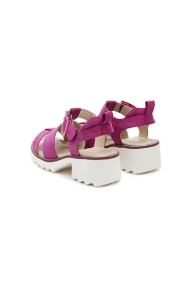 Sandale dama - 12-21510-16 - Piele naturala - Roz