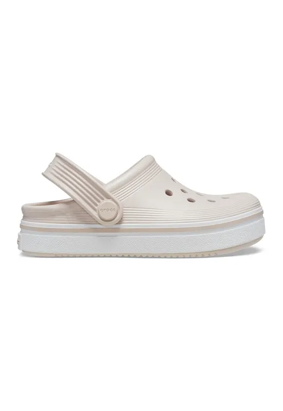 Saboti slingback cu perforatii Off Court - Roz pal