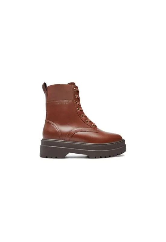 Ghete dama - 304439865 piele naturala - maro