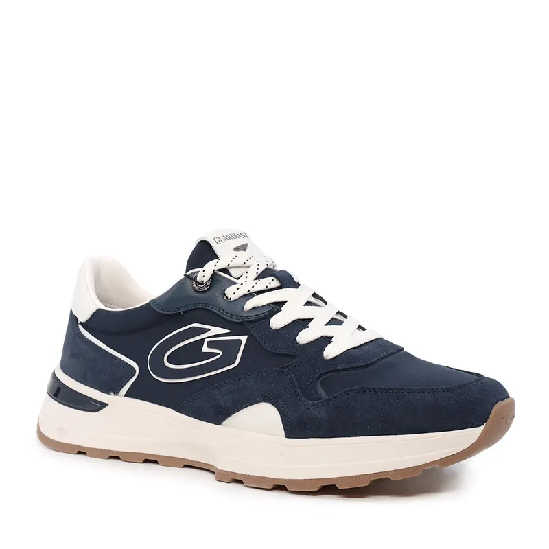 Sneakers bărbați Alberto Guardiani Levante Nylon bleumarin 811BP61032VBL — imaginea 2
