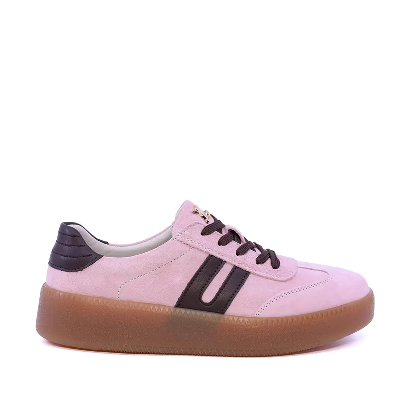 Sneakers femei Luca di Gioia roz din piele 1292DP1120VRO