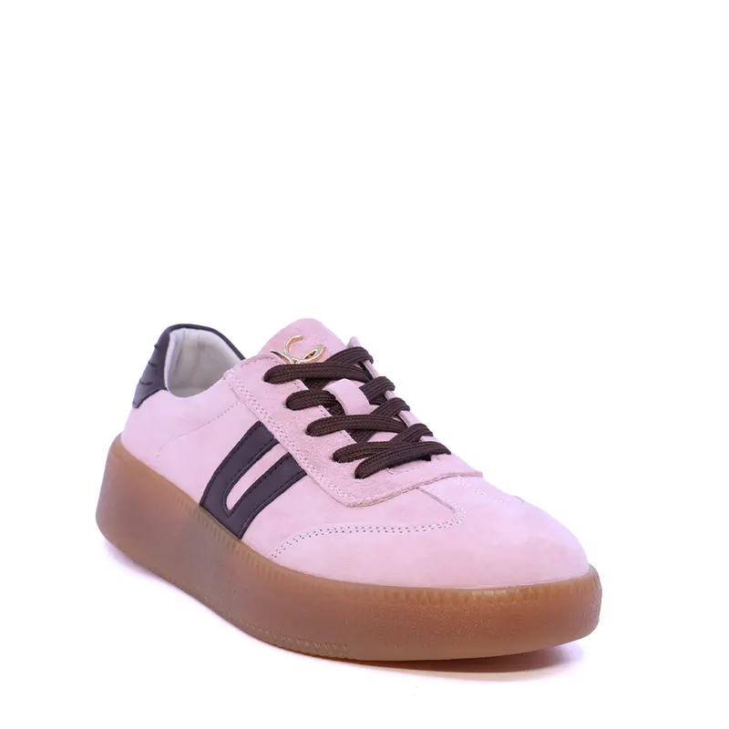 Sneakers femei Luca di Gioia roz din piele 1292DP1120VRO — imaginea 2