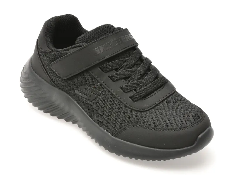 Pantofi sport SKECHERS negri, BOUNDER, din material textil