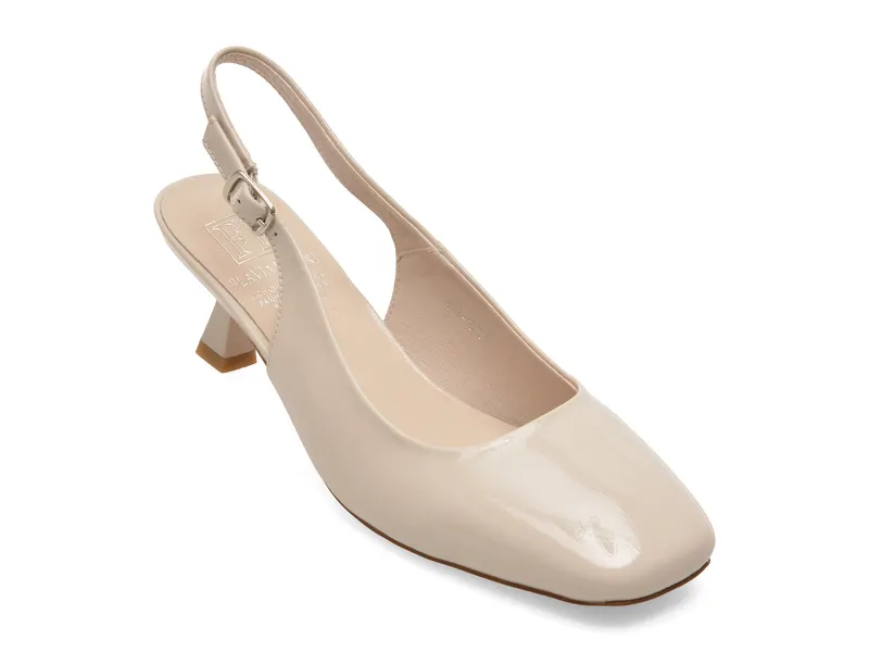 Pantofi eleganti FLAVIA PASSINI bej, JH09, din piele naturala lacuita