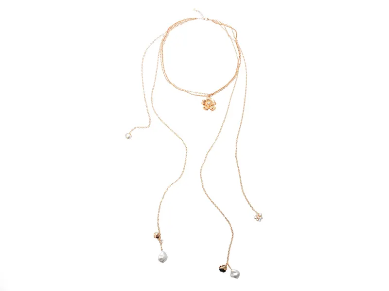 Colier auriu, FELIN 102, din metal