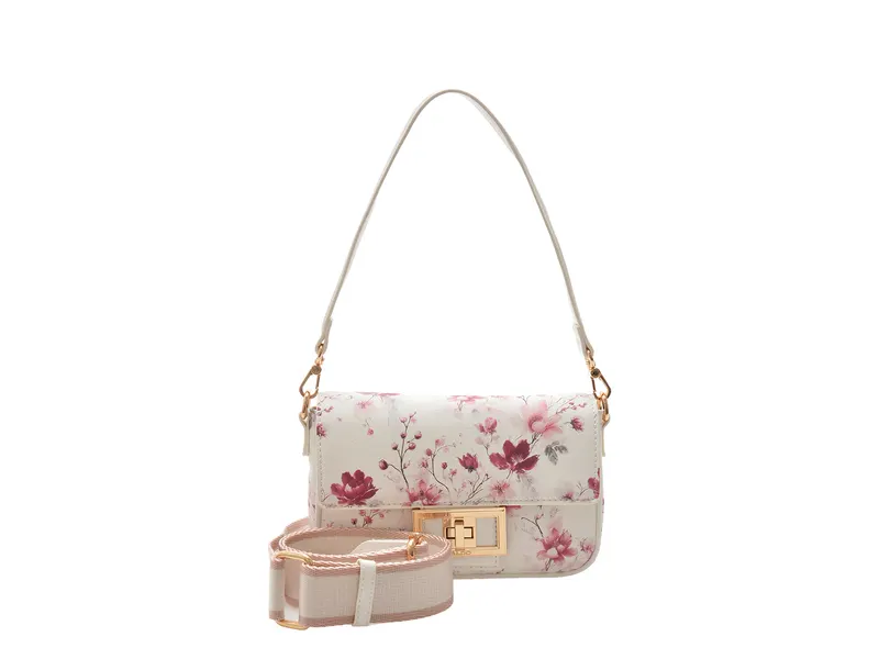 Geanta multicolor, COPPELIA 932, din piele ecologica