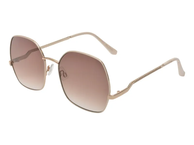 Ochelari de soare auriu, ODRAQUELLE 102, din metal