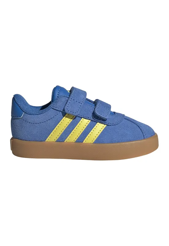 Pantofi sport VL Court 3.0 cu inchidere velcro - Galben/Albastru
