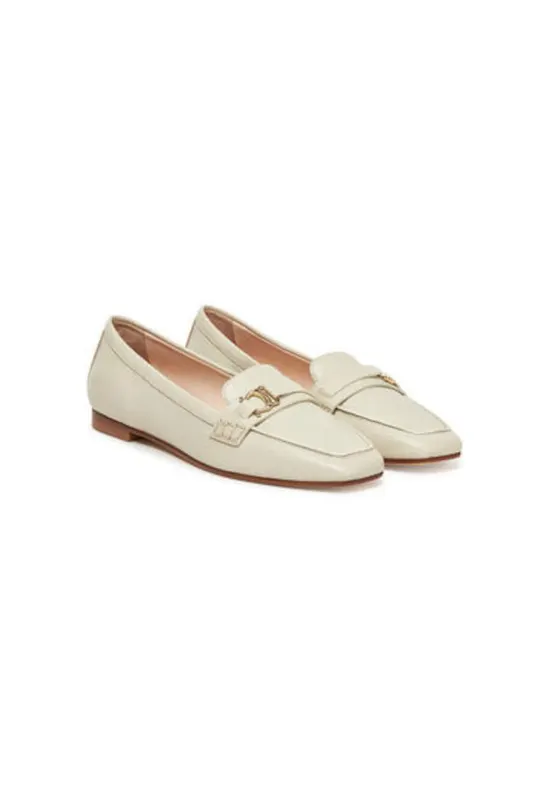 Mocasini dama PA10121C0MPF0105 - Piele naturala - Ecru - Ecru