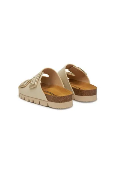 Slapi dama - 700707-81 - Piele ecologica - Alb