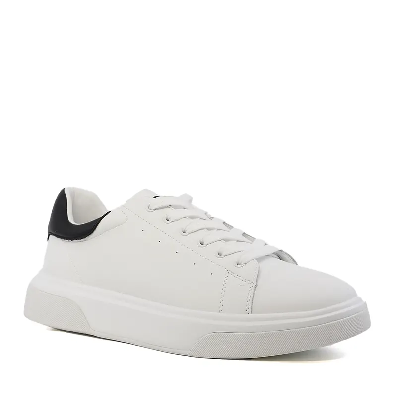 Sneakers ușori bărbați Luca di Gioia albi din piele 1321BP1410A — imaginea 2
