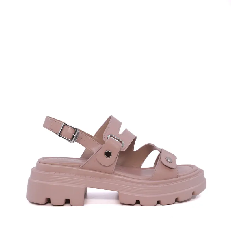 Sandale femei Luca di Gioia roz din piele 1297DS1541RO