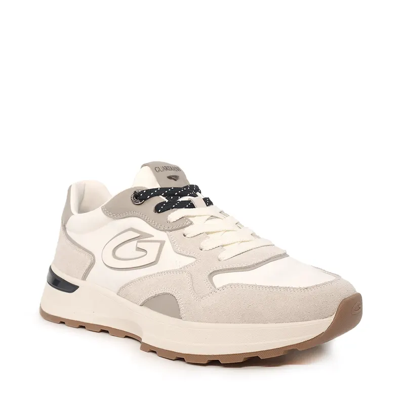 Sneakers bărbați Alberto Guardiani Levante Nylon albi 811BP61032VA — imaginea 2