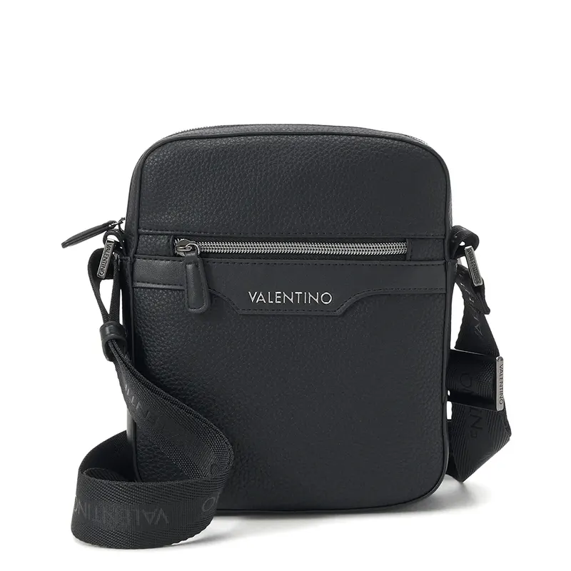 Geantă crossbody bărbați Valentino Efeo neagră cu logo 1981bgeavbs7o920n