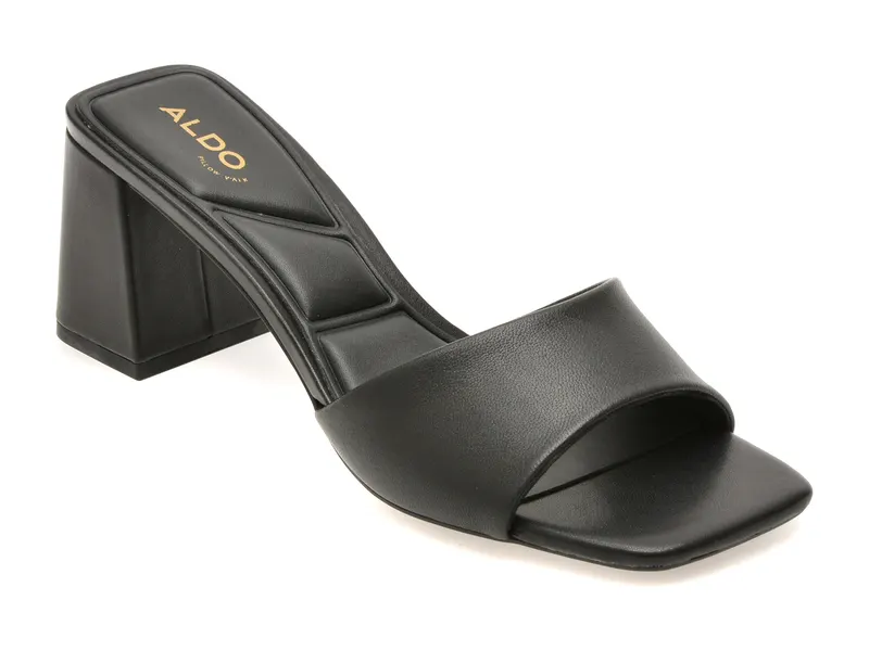 Papuci eleganti ALDO negri, TISHA 001, din piele naturala
