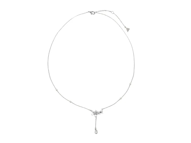 Colier argintiu, ODGLAMORAA 102, din metal
