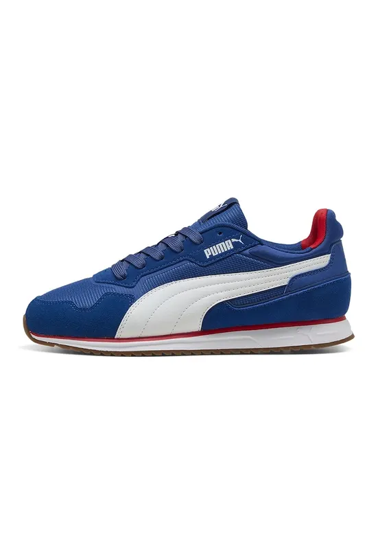 Pantofi sport Softride St Miler cu garnituri de piele intoarsa - Alb/Albastru royal
