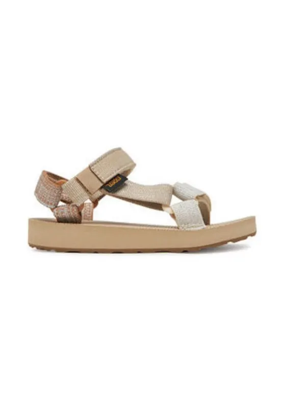 Sandale copii - bej - material textil -
