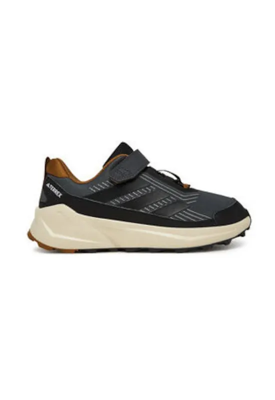 Pantofi sport cu talpa contrastrastanta si banda velcro - pentru trekking
