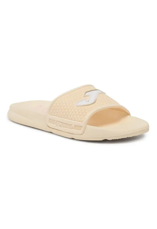 Papuci flip-flop dama - 302296248 - Textil/Sintetic - Bej - Bej