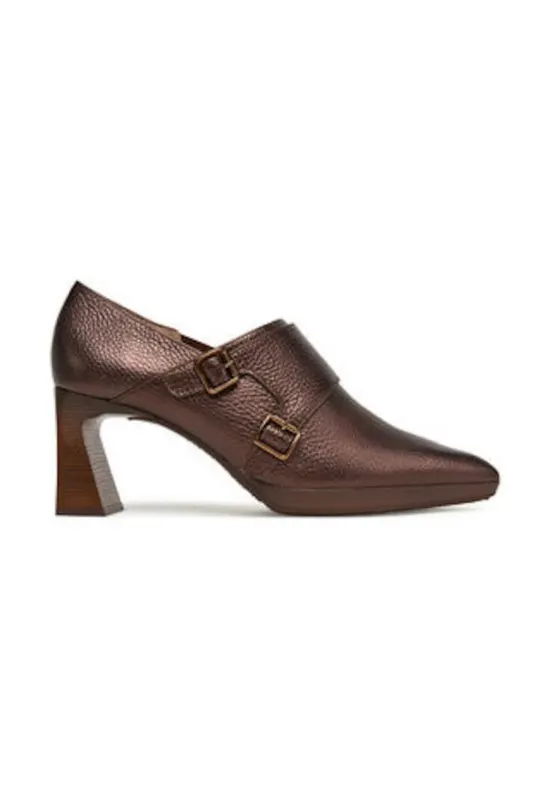 Pantofi de dama - 305492937 - piele naturala - maro