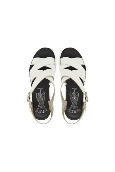 Sandale dama - ERIA536FLY - Piele naturala - Alb