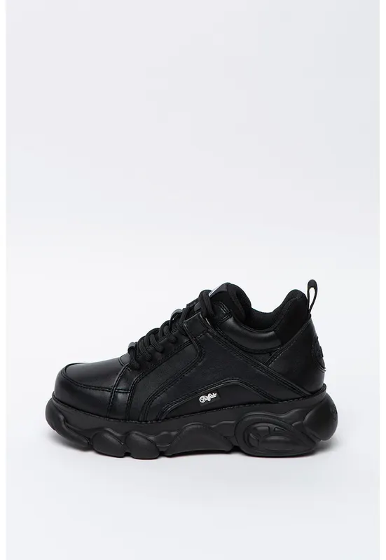 Pantofi sport de piele ecologica - cu garnituri de plasa