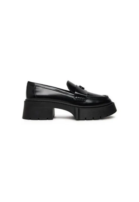 Mocasini dama CZ382 - Piele naturala - Negru