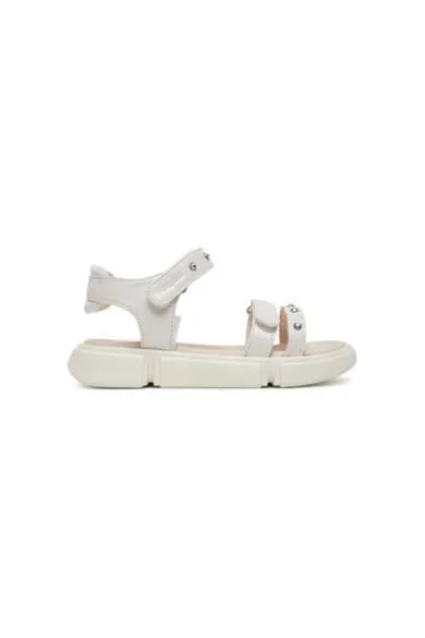Sandale dama - 45637 - Piele ecologica - Alb