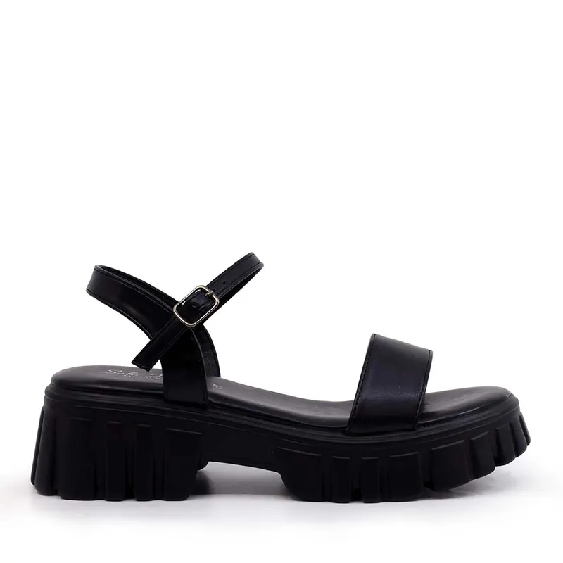Sandale femei Solo Donna negre cu accesorii 2859DS3300N