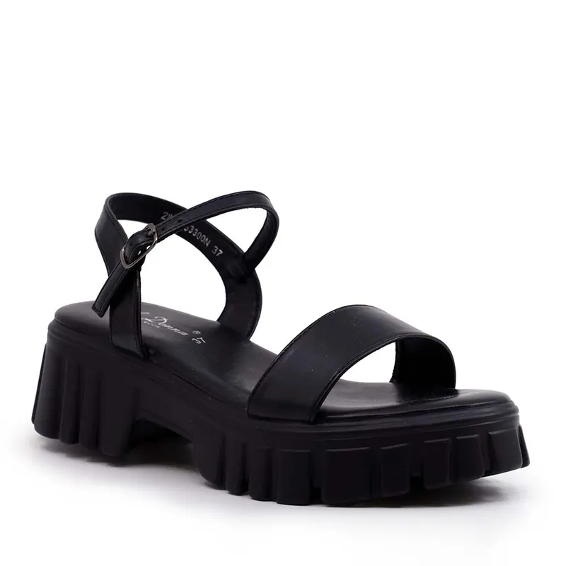 Sandale femei Solo Donna negre cu accesorii 2859DS3300N — imaginea 2