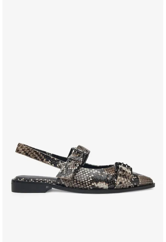 Balerini 5903698601663 - Piele naturala - Negru - Negru