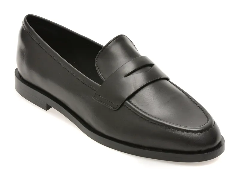 Mocasini ALDO negri, ADALADAR 001, din piele naturala