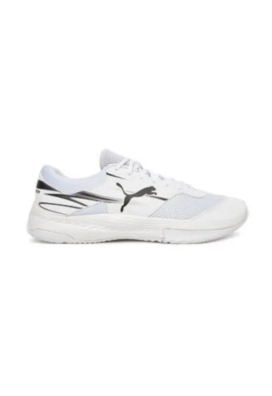 Pantofi sport barbati alb/negru - material textil