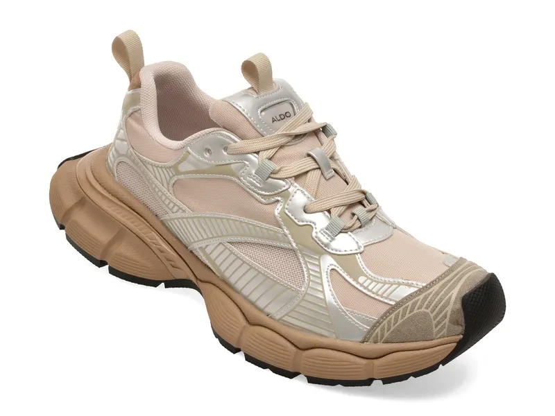 Pantofi sport gri, JENSEN 244, din material textil