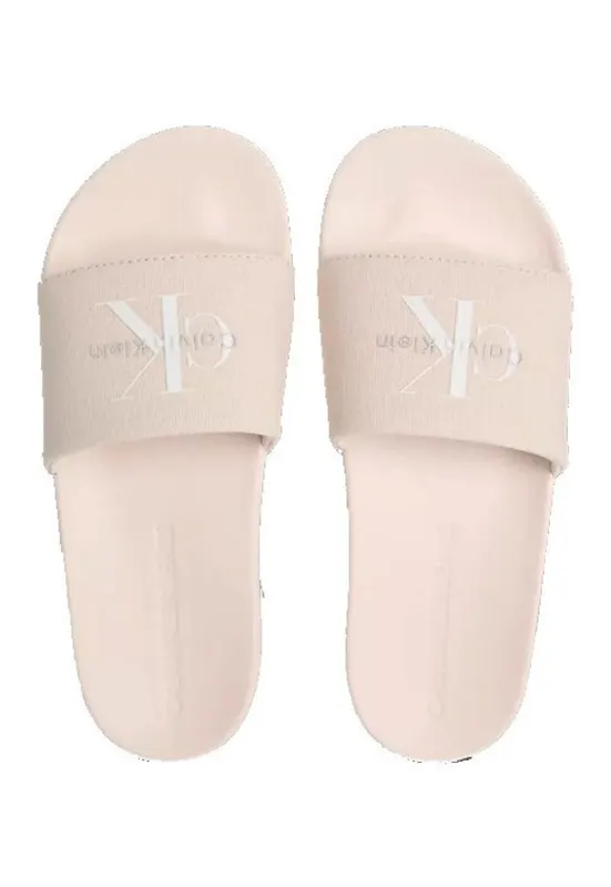 Papuci SLIDE MONOGRAM WN LOGO CK-YW0YW01967-AD6