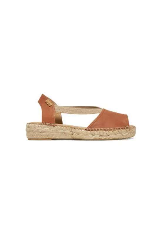 Espadrile dama TALA - Piele naturala - Maro
