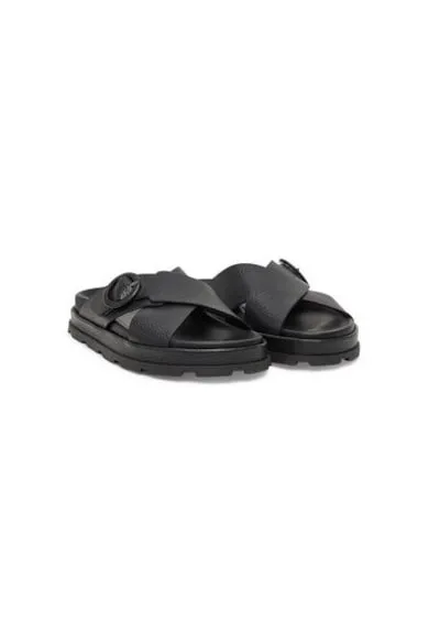Slapi dama - SA28134G0MTD0000 - Piele naturala - Negru