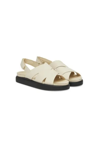 Sandale dama - 26181257 - Piele naturala - Bej