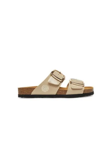 Slapi dama - 700717-08 - Piele ecologica - Ecru